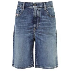 Diesel Mens D-Strukt Denim Casual Shorts / Blue